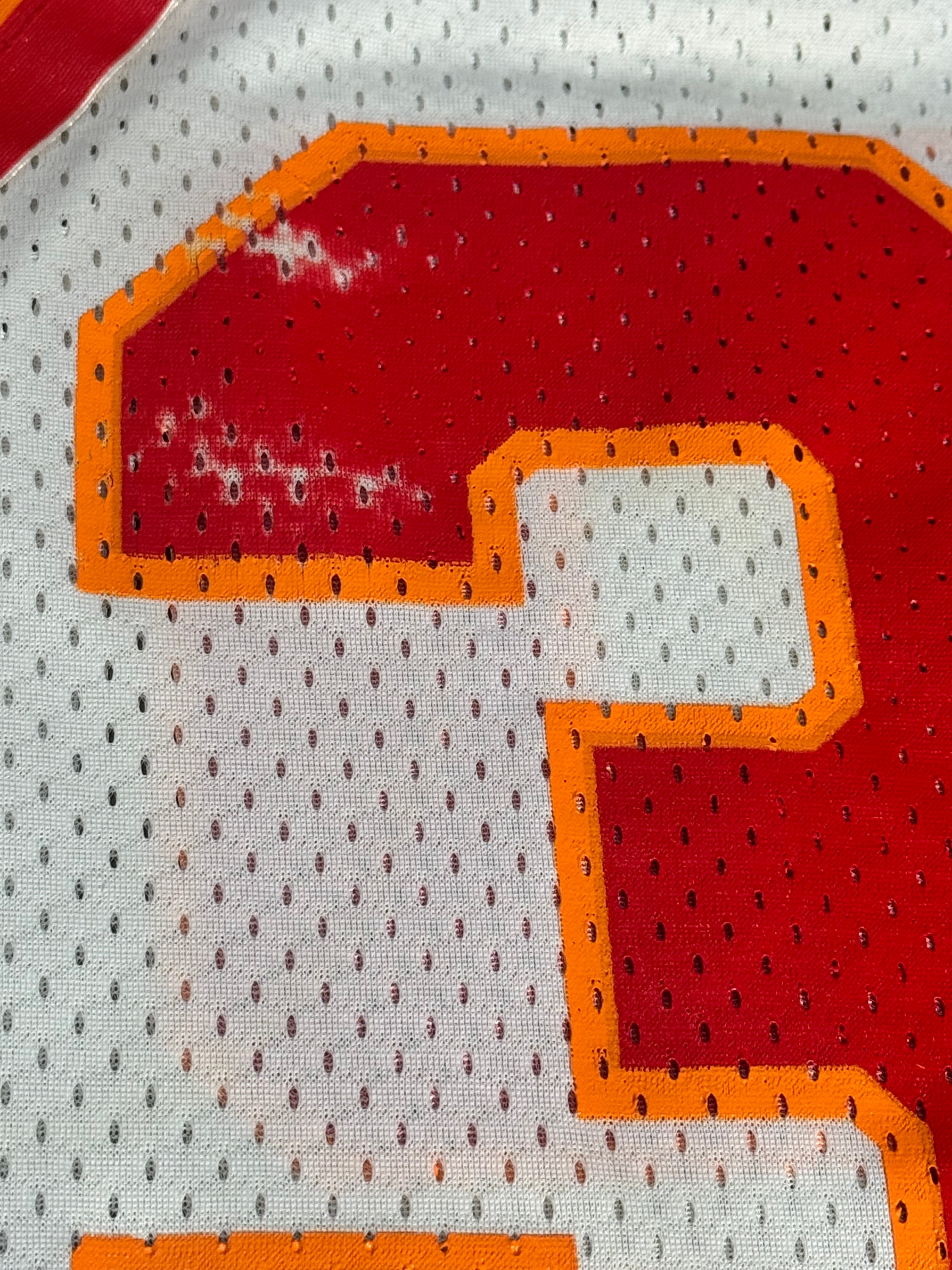 Tampa Bay Buccaneers True Authentic Vintage Creamsicle Mesh Champion Jersey