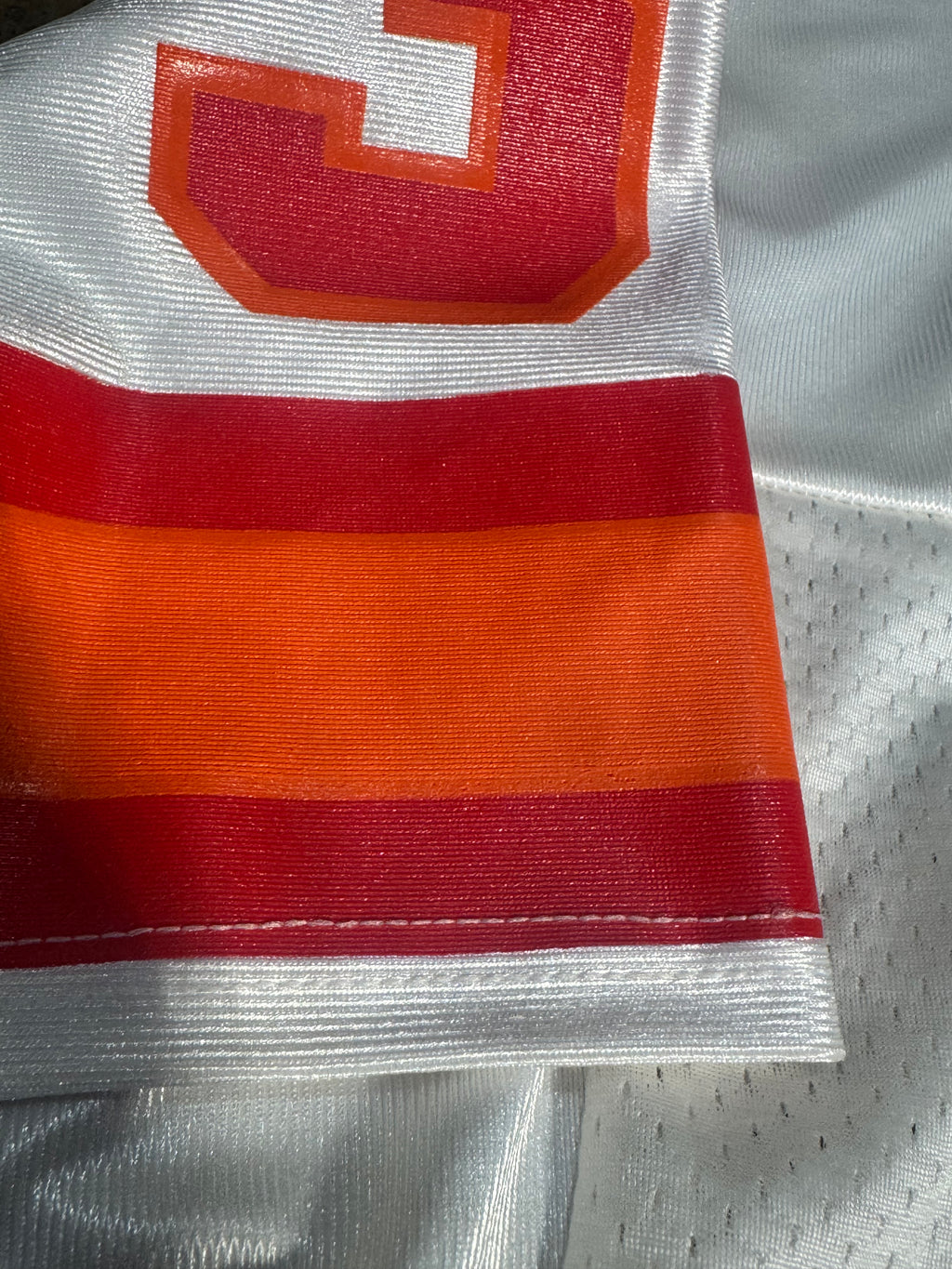 Tampa Bay Buccaneers True Authentic Vintage Mesh Creamsicle Wilson Jersey
