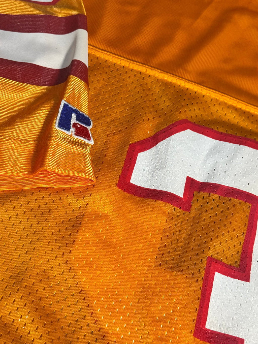 Tampa Bay Buccaneers True Authentic Vintage Creamsicle Mesh Rawlings Jersey