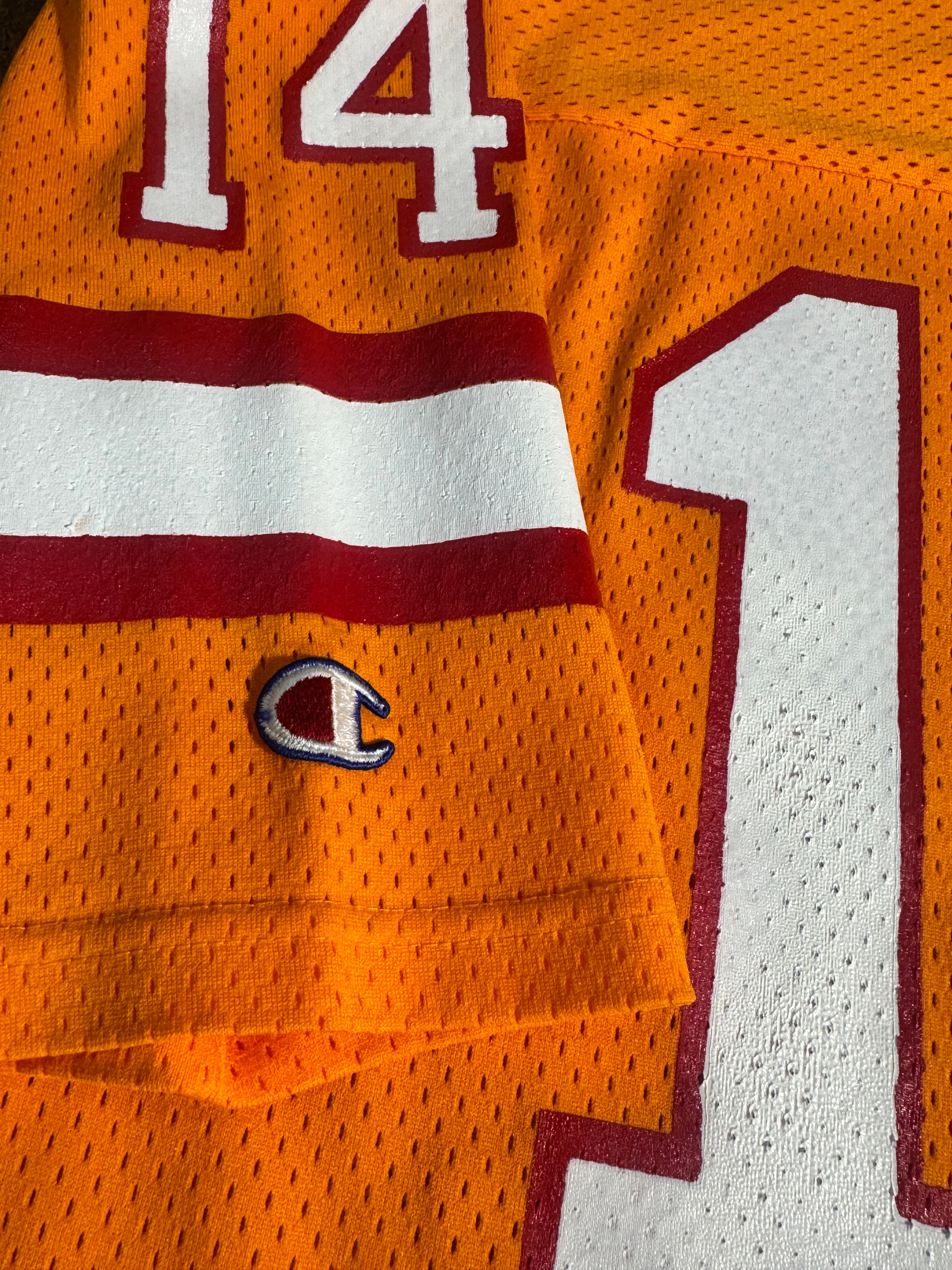 Rare NEW Tampa Bay Buccaneers Vintage Creamsicle Champion Jersey Mens Medium