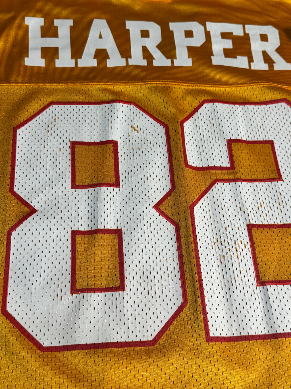 Tampa Bay Buccaneers Mesh Creamsicle Vintage Logo Athletic Alvin Harper Jersey
