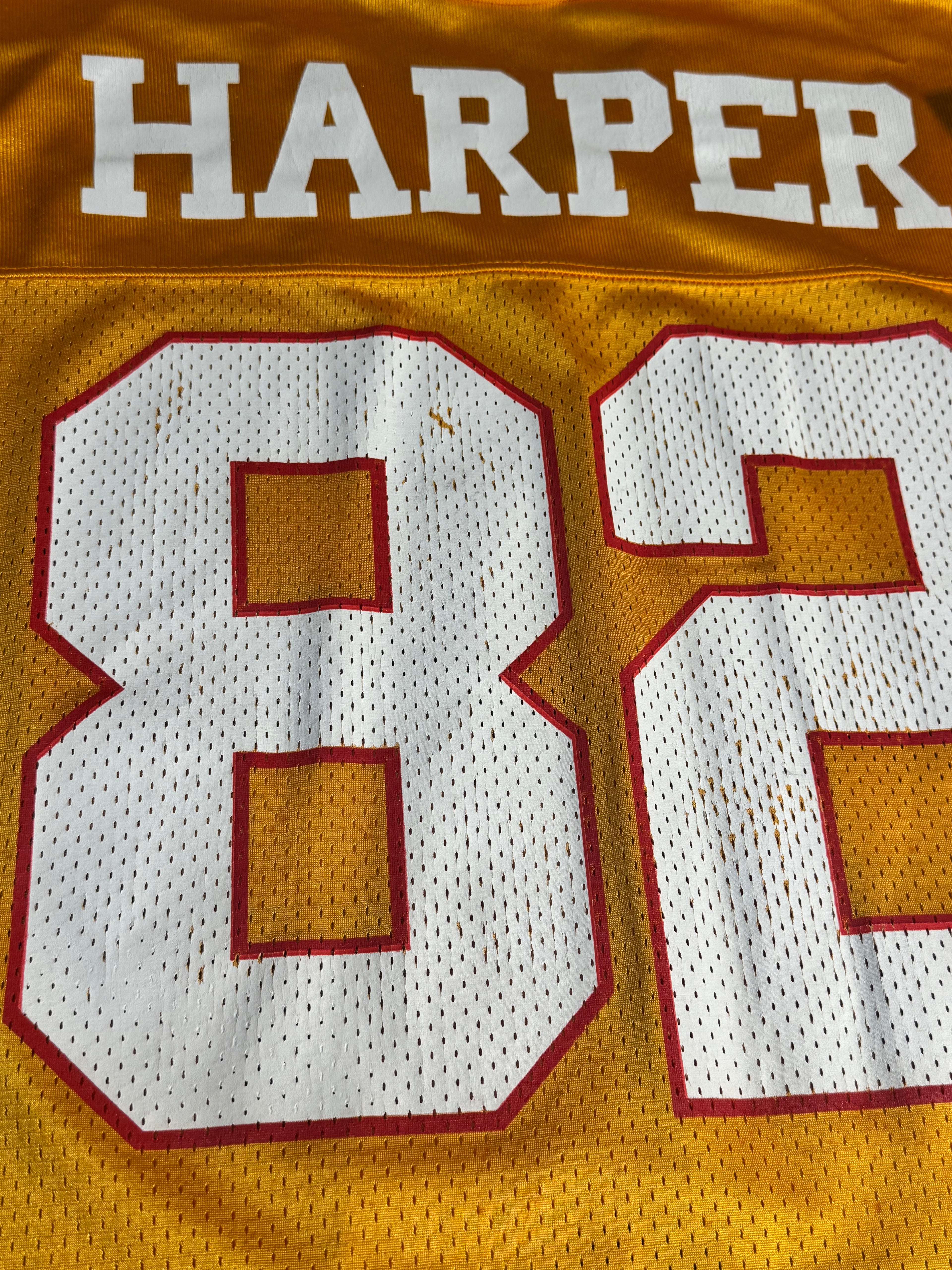 Tampa Bay Buccaneers Mesh Creamsicle Vintage Logo Athletic Alvin Harper Jersey