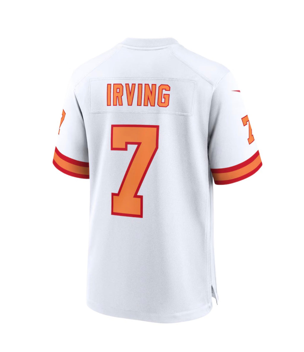 76 Tampa Bay Buccaneers Bucky Irving White Game Jersey w/ 50yr. Patch