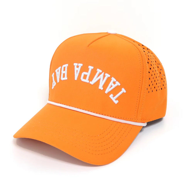 Tampa Bay Triple Logo Creamsicle Upside Down Performance Hat Since '76