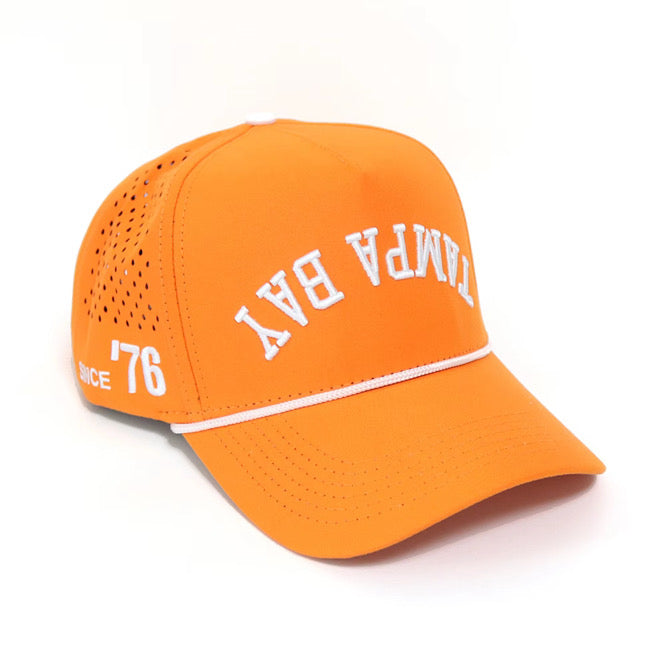 Tampa Bay Triple Logo Creamsicle Upside Down Performance Hat Since '76
