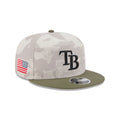 Tampa Bay Rays Armed Forces Day New Era 9Fifty Split Panel Snapback Hat