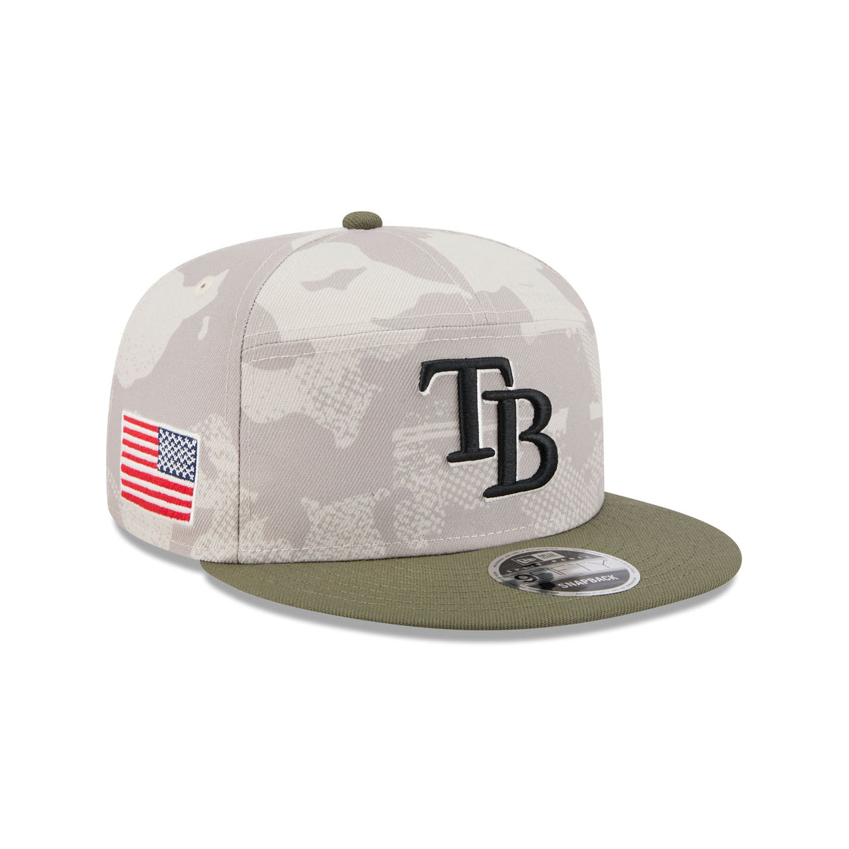 Tampa Bay Rays Armed Forces Day New Era 9Fifty Split Panel Snapback Hat