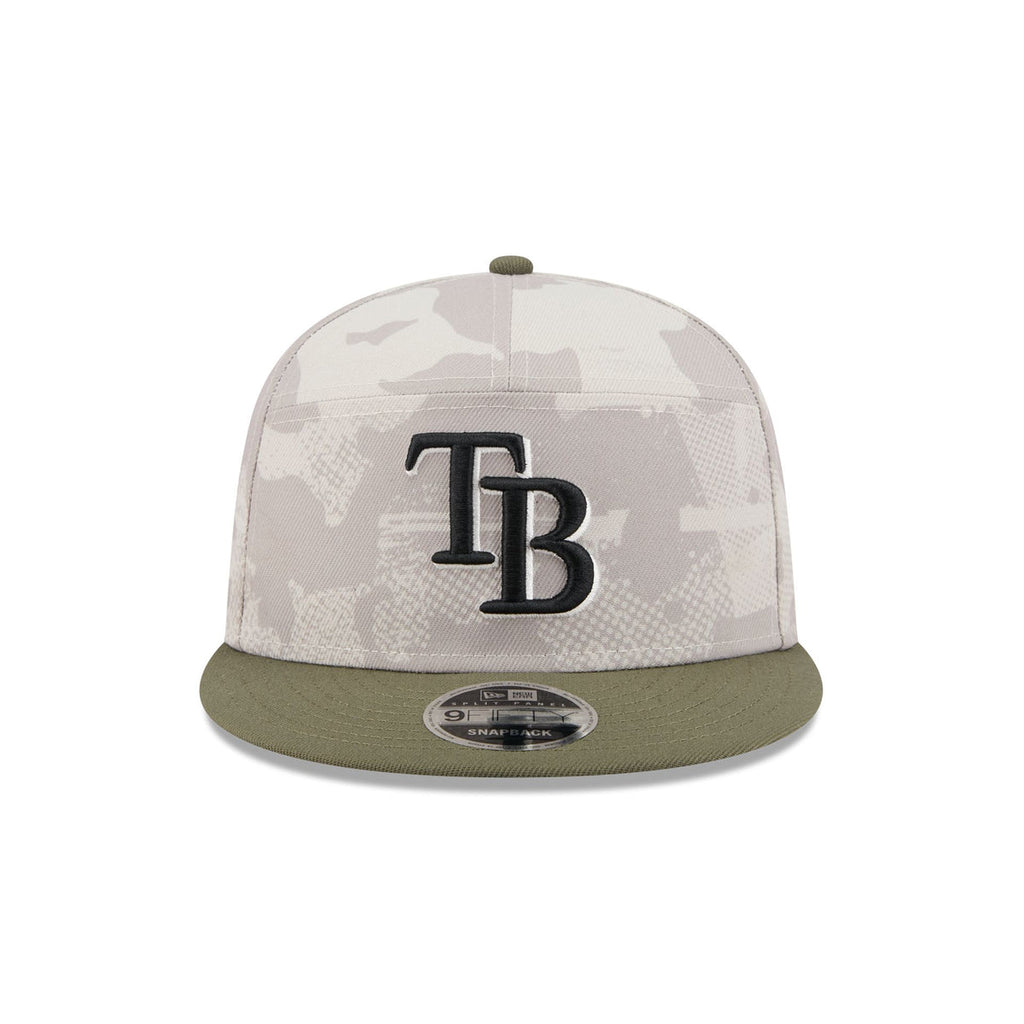Tampa Bay Rays Armed Forces Day New Era 9Fifty Split Panel Snapback Hat