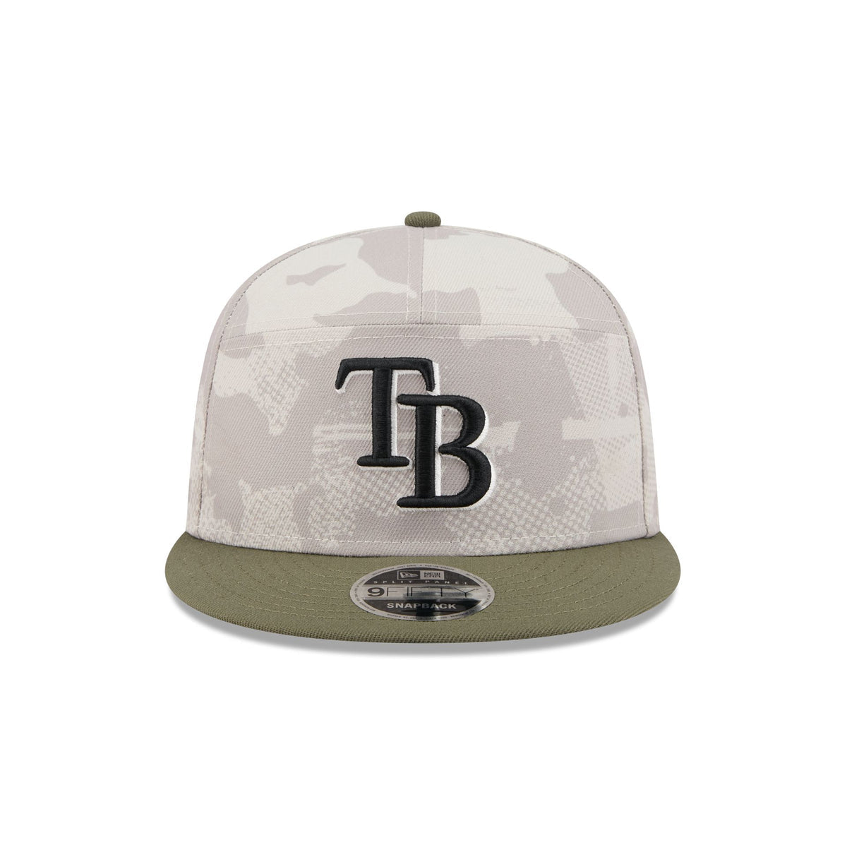 Tampa Bay Rays Armed Forces Day New Era 9Fifty Split Panel Snapback Hat