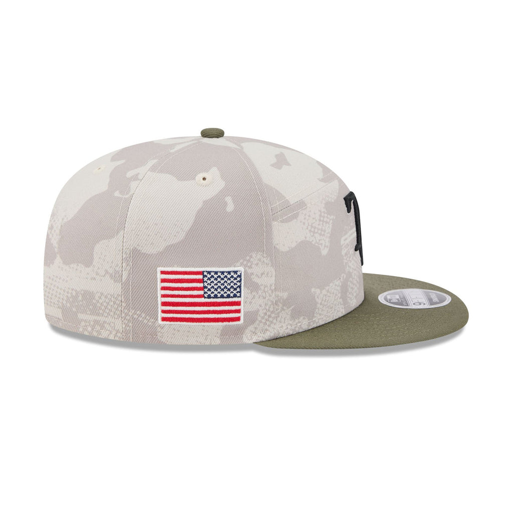 Tampa Bay Rays Armed Forces Day New Era 9Fifty Split Panel Snapback Hat