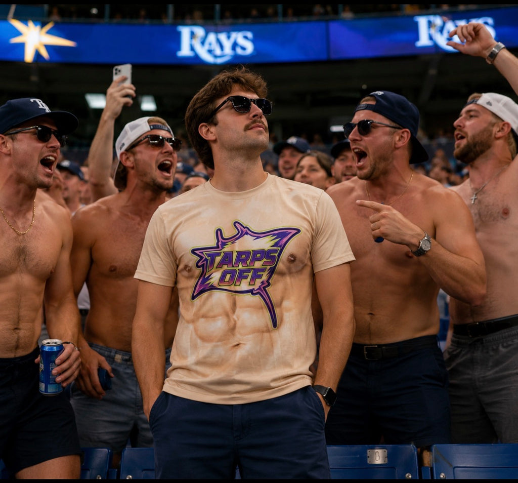 Tampa Bay Tarps Off Skin Logo Rays T-shirt