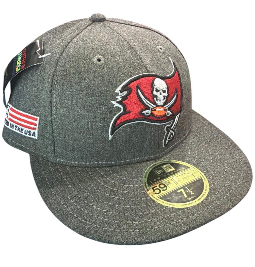 Tampa Bay Buccaneers New Era 59Fifty Low Profile Fitted Hat Made in the USA size 7 1/2