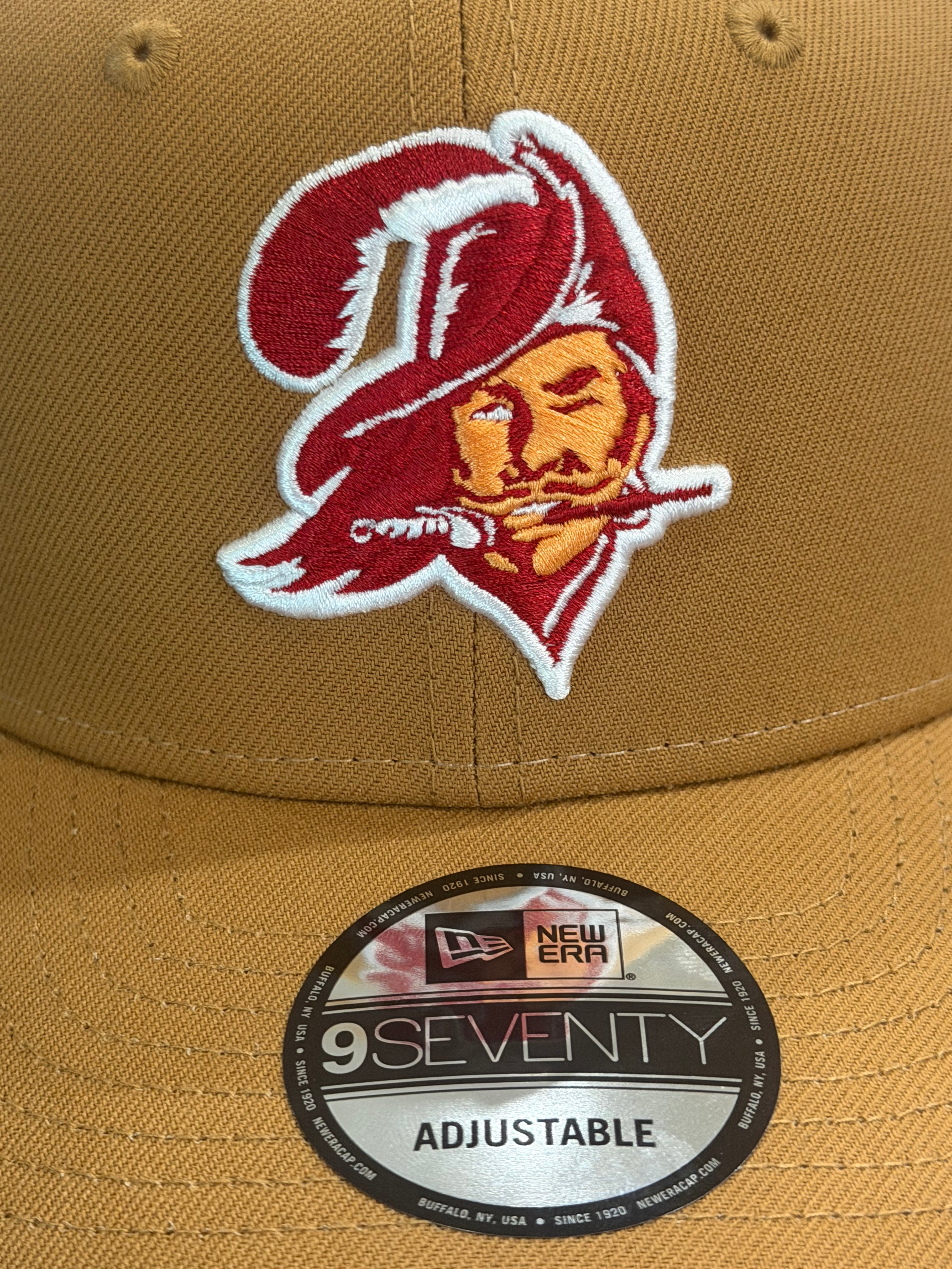 Tampa Bay Buccaneers New Era 9Seventy Khaki Meshback Adjustable Hat