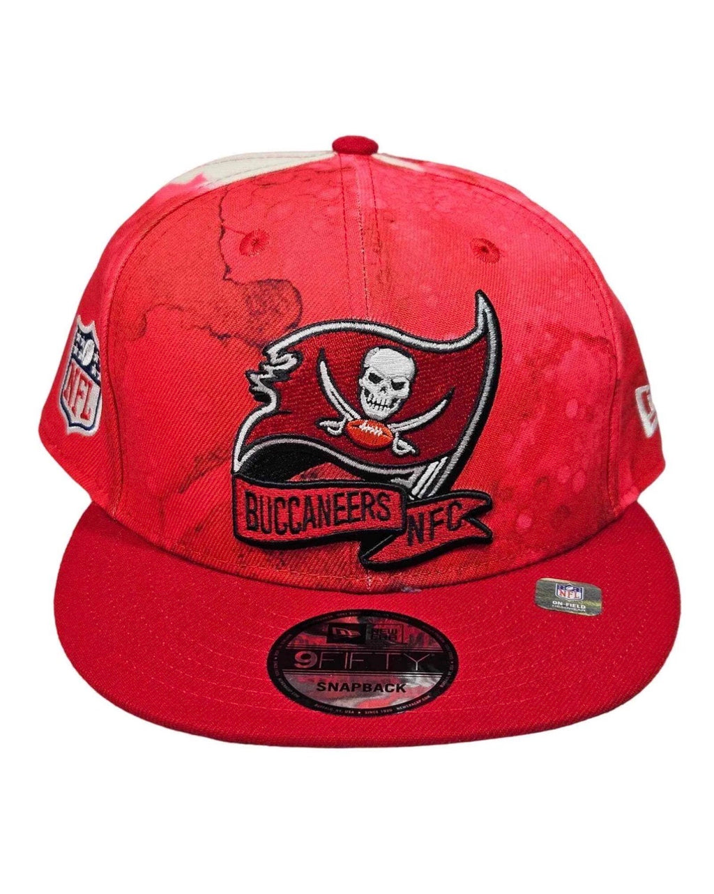 Tampa Bay Buccaneers New Era 9Fifty Ink Dye Snapback Hat