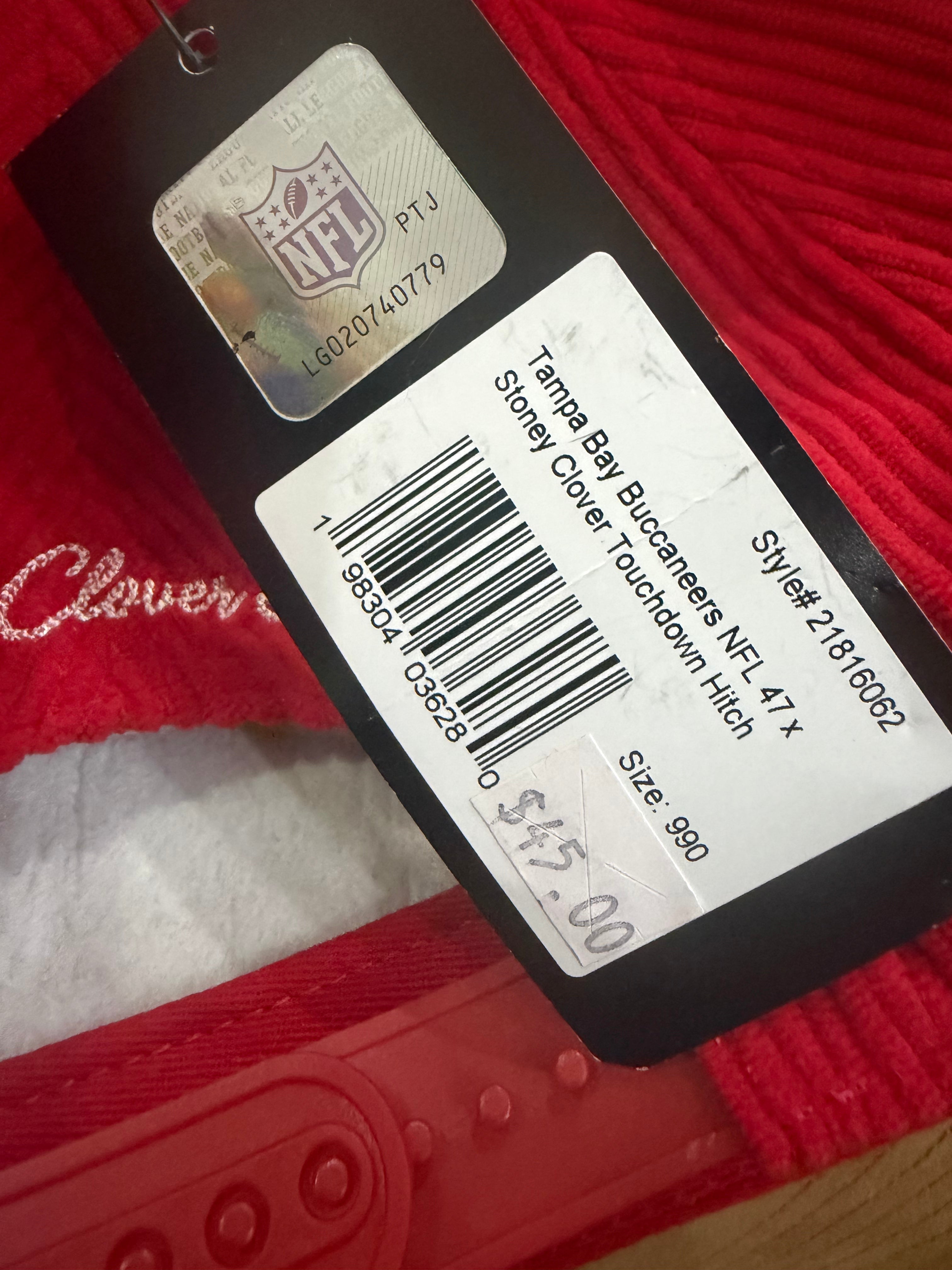Tampa Bay Buccaneers x Stoney Clover Ln Corded Touchdown Hitch Hat