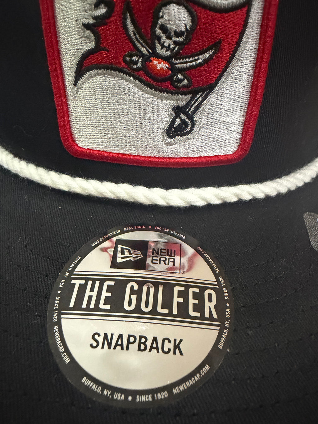 Tampa Bay Buccaneer New Era Rope Golfer Patch Hat