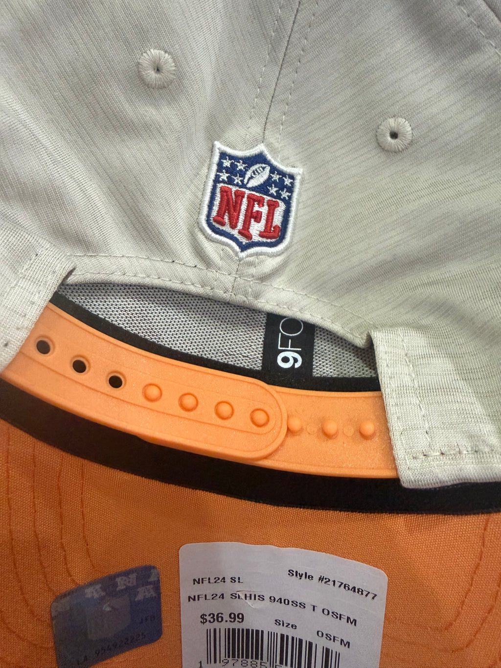 Tampa Bay Buccaneers New Era 9Forty Stretch Snap 2024 Historic Sideline Hat