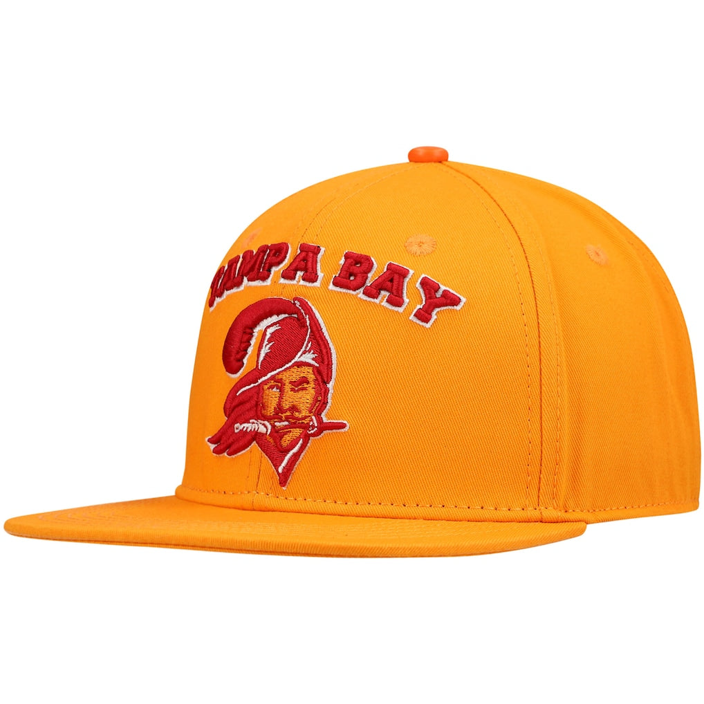 Tampa Bay Buccaneers Pro Standard Luxury Stacked Throwback Snapback Hat