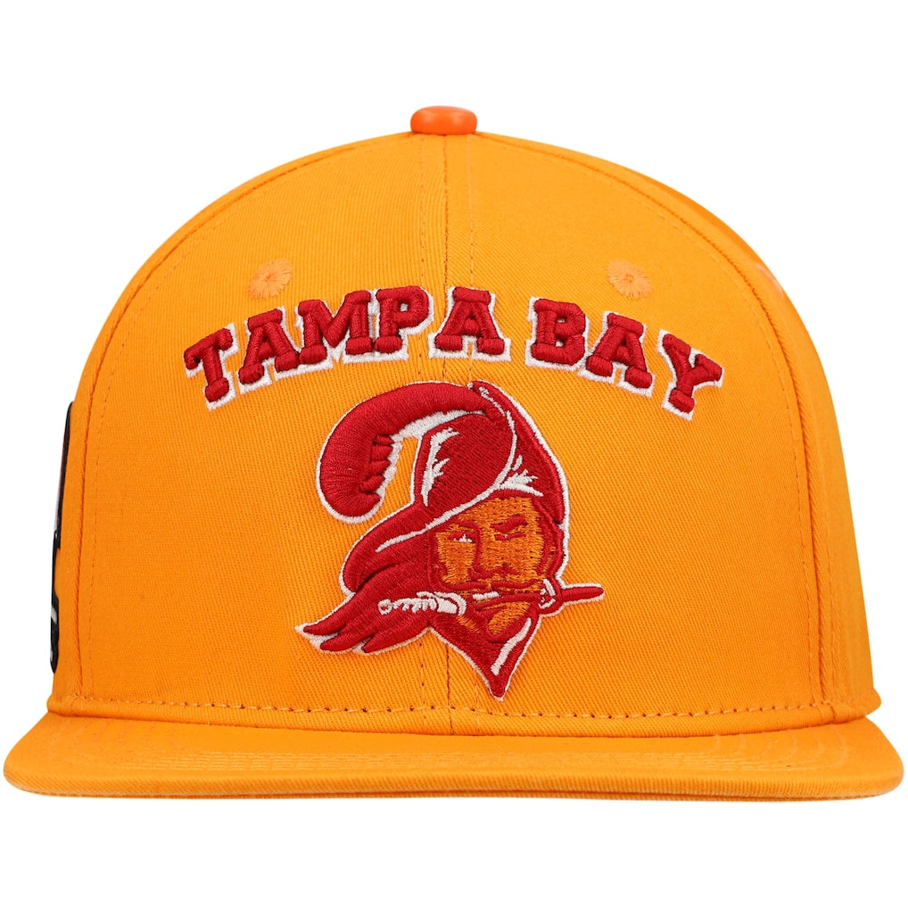 Tampa Bay Buccaneers Pro Standard Luxury Stacked Throwback Snapback Hat