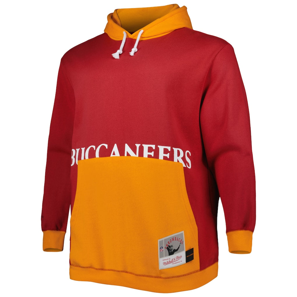 Tampa Bay Buccaneers Mitchell & Ness Big Face Pullover Hoodie