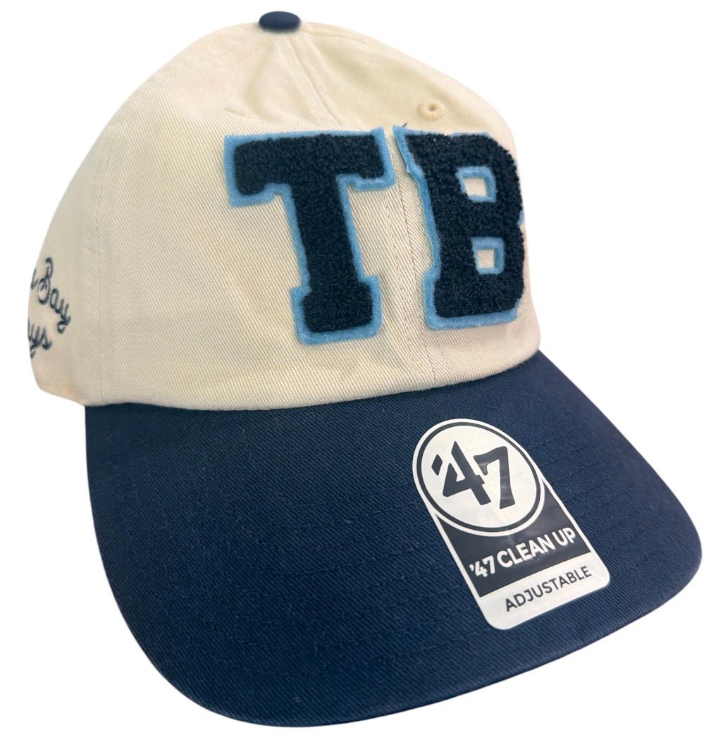 Tampa Bay Rays '47 Clean Up Adjustable Fabric Strap Hat