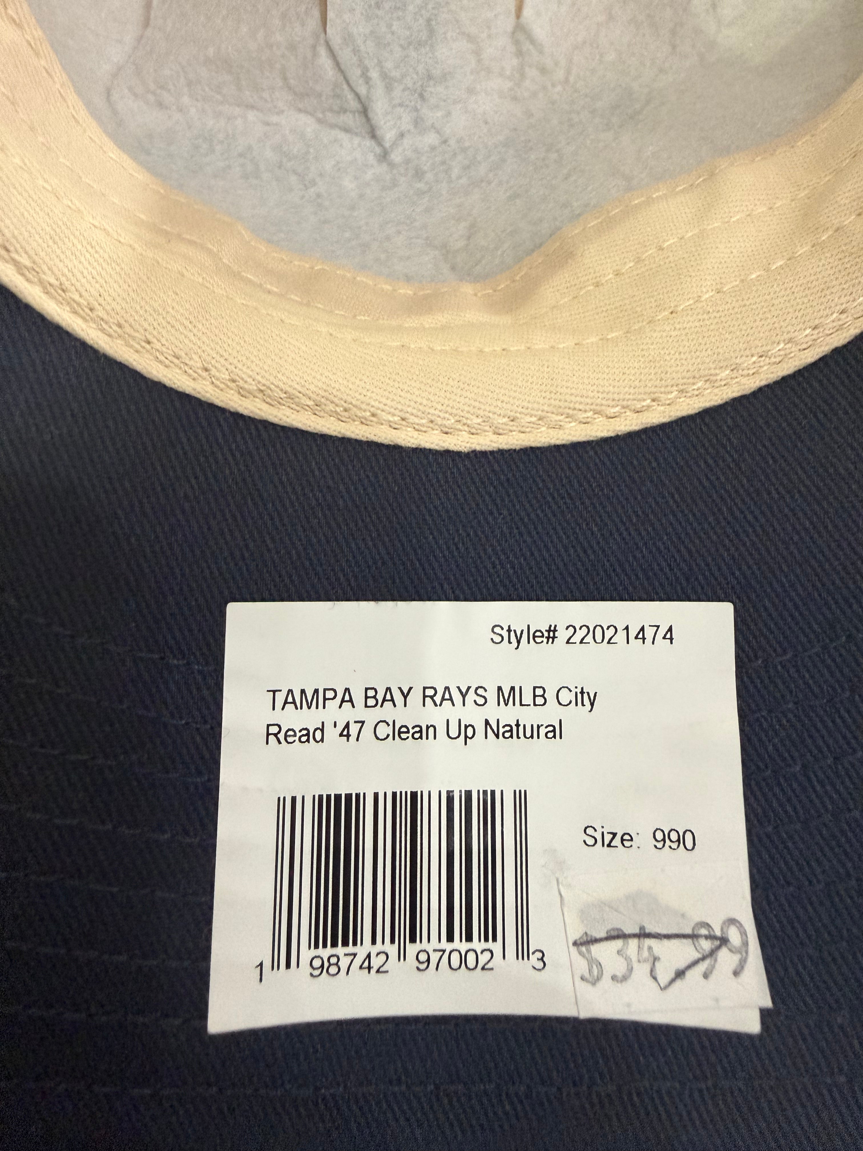 Tampa Bay Rays '47 Clean Up Adjustable Fabric Strap Hat