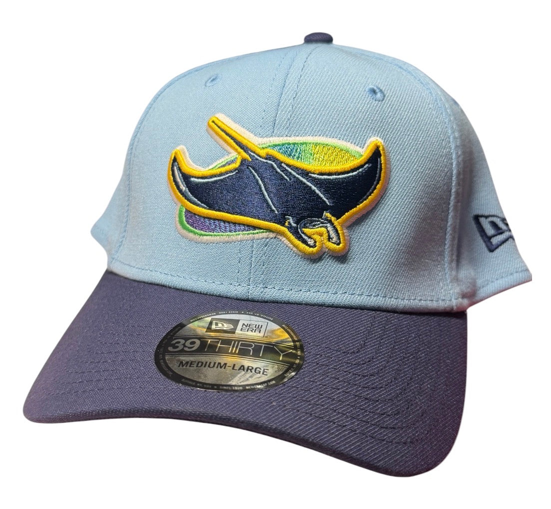 Tampa Bay Rays New Era 39Thirty Flexfit Skyblue Devil Rays Hat