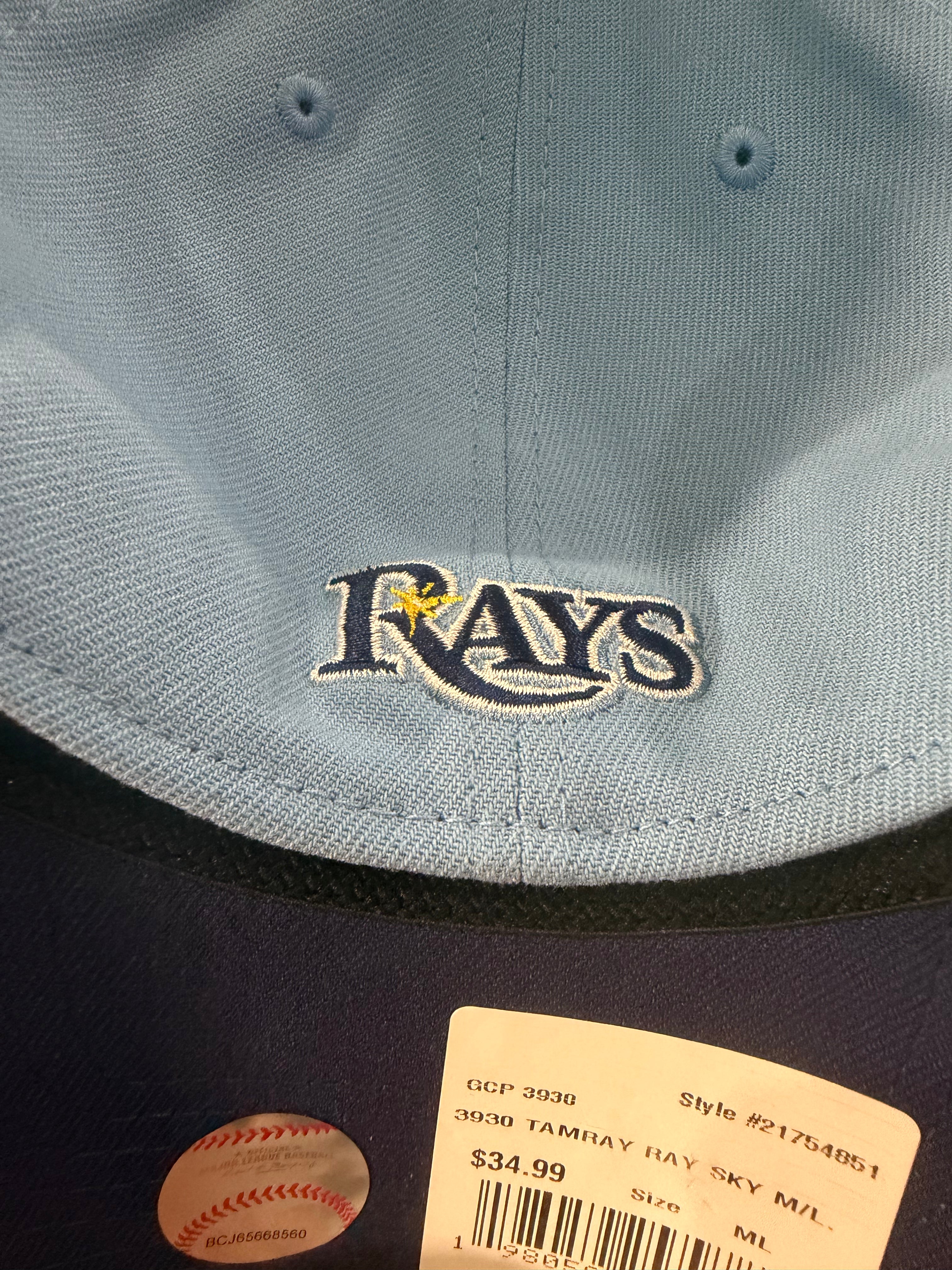 Tampa Bay Rays New Era 39Thirty Flexfit Skyblue Devil Rays Hat