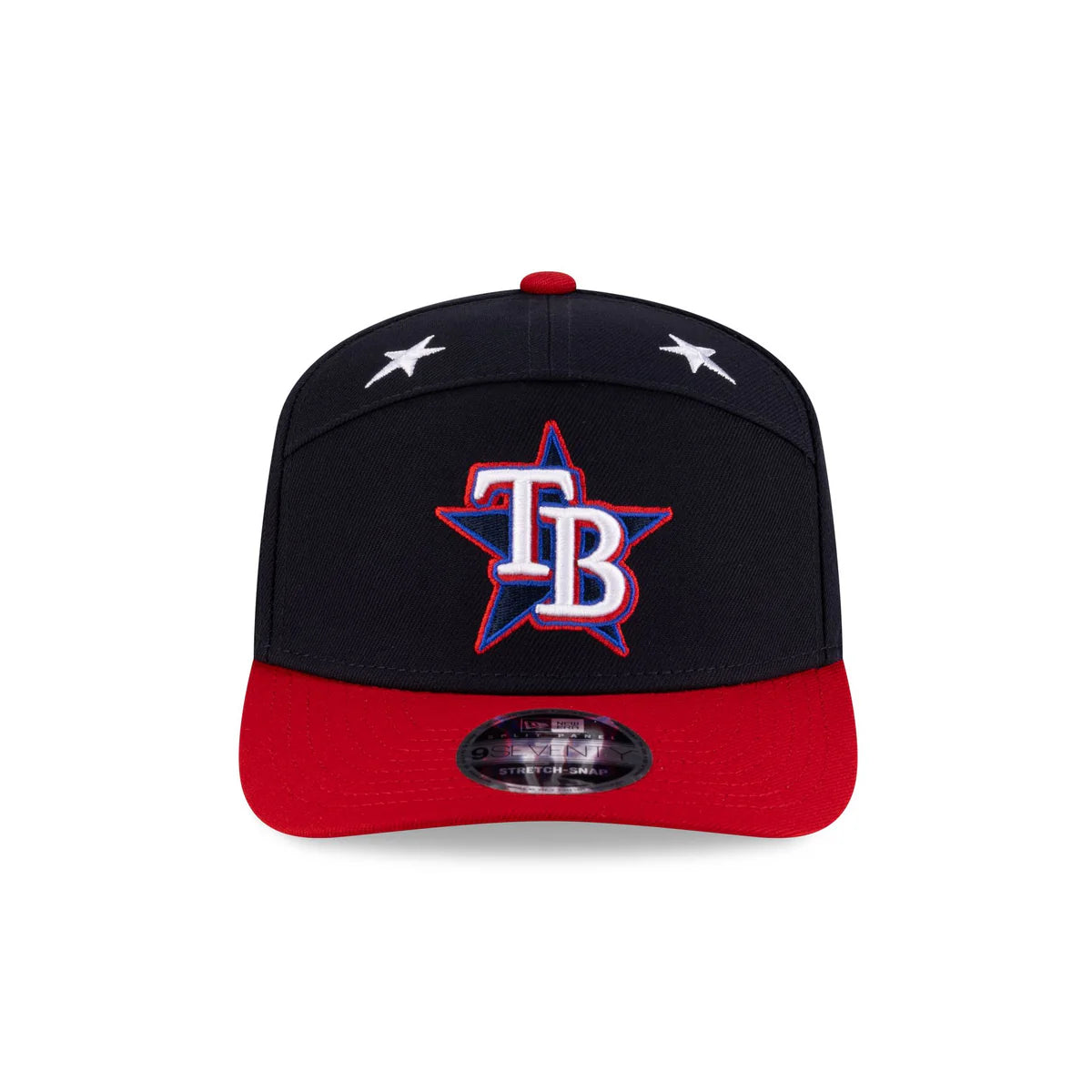 Tampa Bay Rays Split Panel New Era 9Seventy Stretch Snap 2025 All Star Game Hat