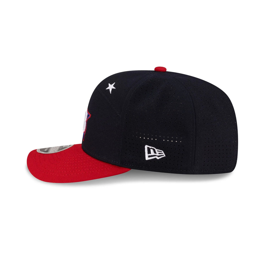 Tampa Bay Rays Split Panel New Era 9Seventy Stretch Snap 2025 All Star Game Hat