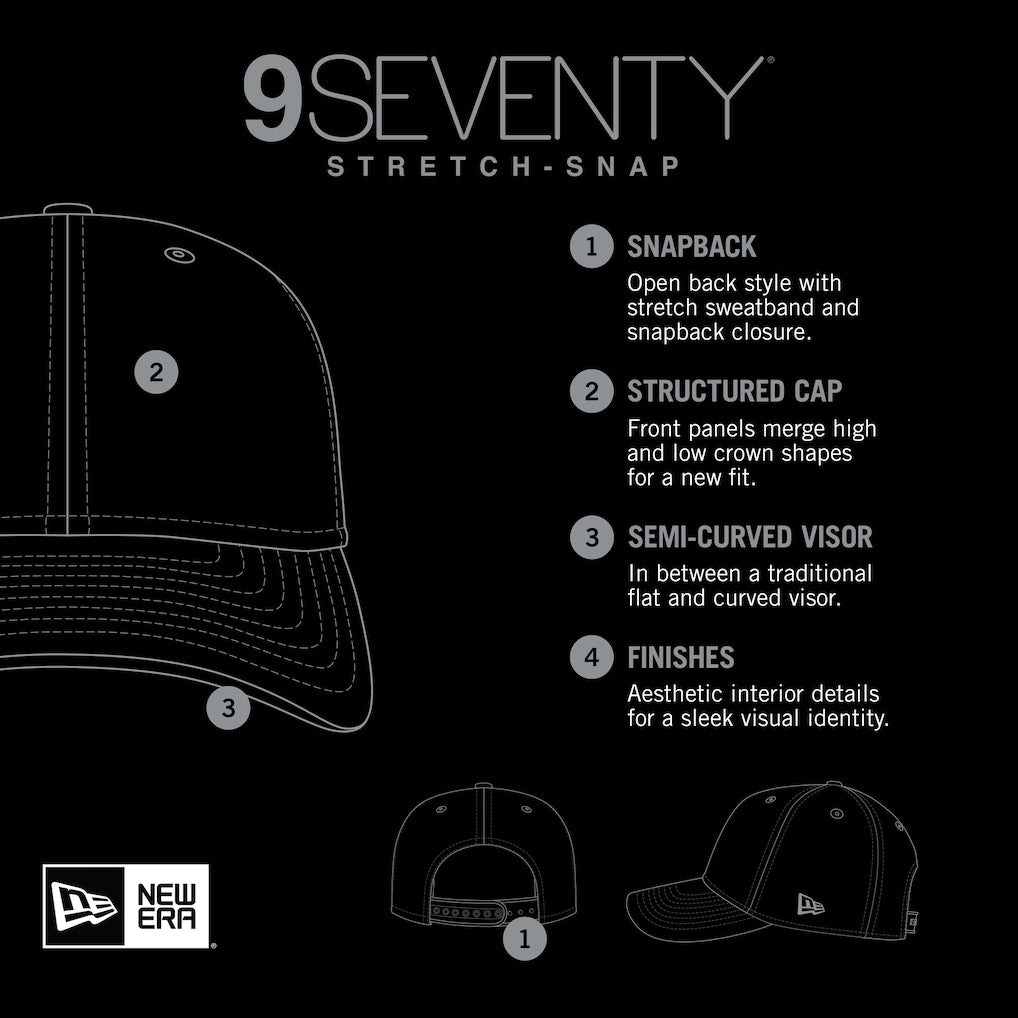 Tampa Bay Rays New Era 9Seventy Stretch Snap 2025 Spring Training Trucker Hat