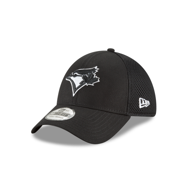 Toronto Blue Jays New Era 39Thirty Medium/Large Flexfit Meshback Hat Black Out