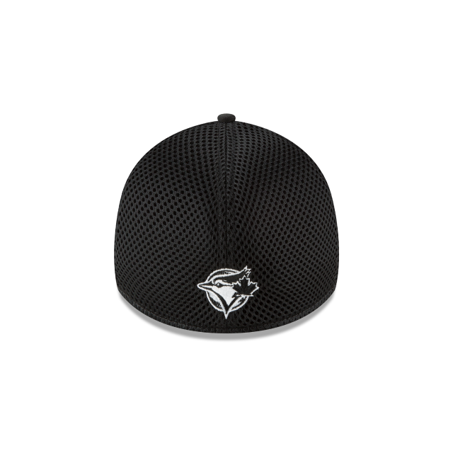 Toronto Blue Jays New Era 39Thirty Medium/Large Flexfit Meshback Hat Black Out