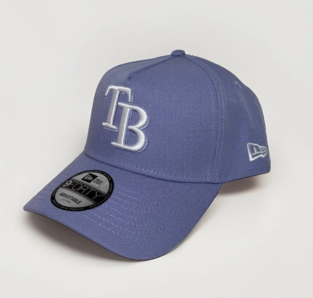 Tampa Bay Rays New Era 9Forty A-Frame Lavender Classic Snapback Hat