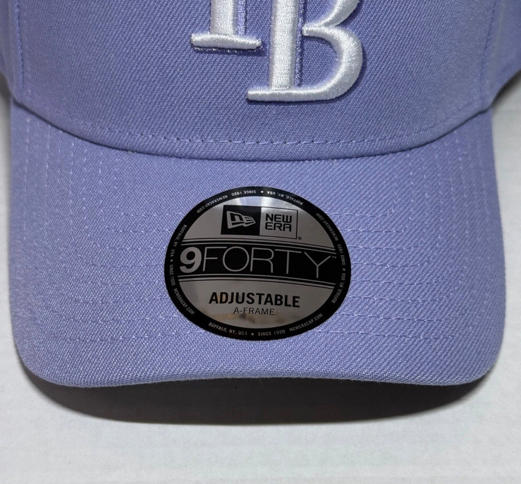 Tampa Bay Rays New Era 9Forty A-Frame Lavender Classic Snapback Hat