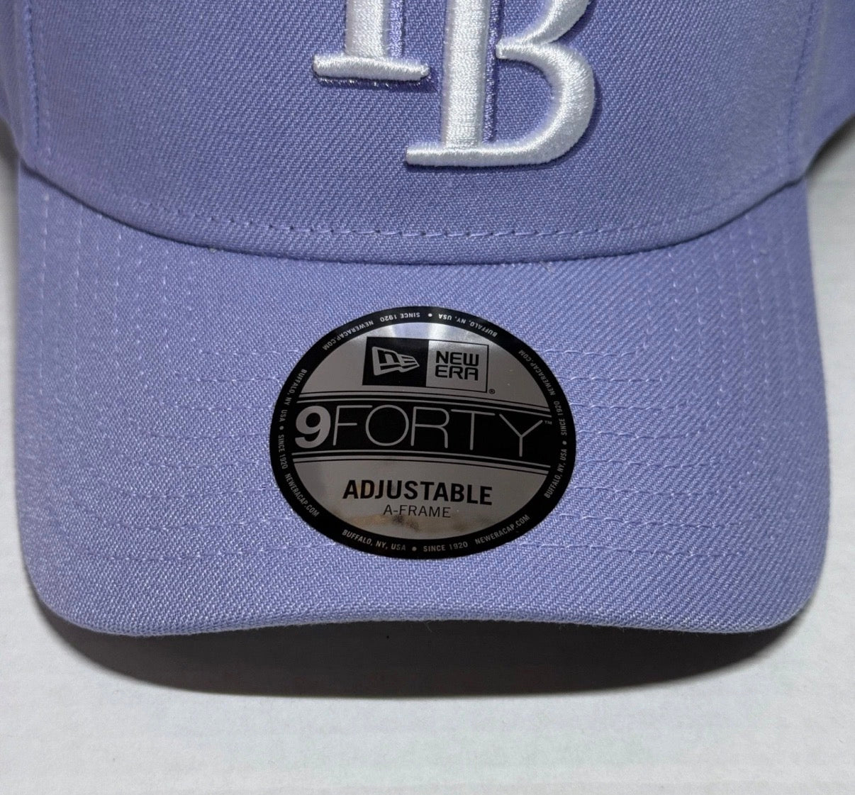 Tampa Bay Rays New Era 9Forty A-Frame Lavender Classic Snapback Hat