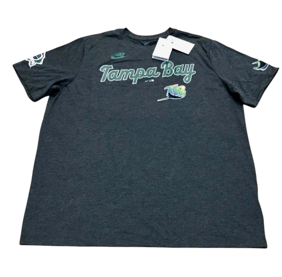 Tampa Bay Rays Nike Throwback 10 Seasons Mens T-shirt