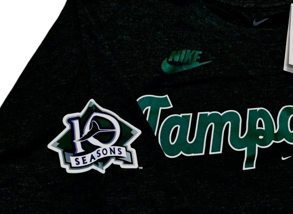 Tampa Bay Rays Nike Throwback 10 Seasons Mens T-shirt