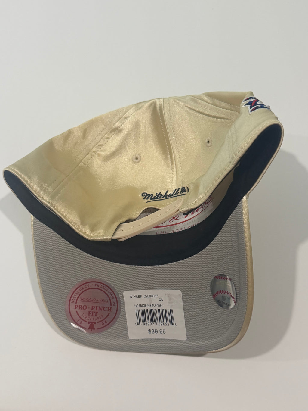 New York Yankees Custom Crystal Satin Hat