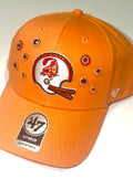 Tampa Bay Rays '47 Custom Crystal Throwback Creamsicle Strapback Hat