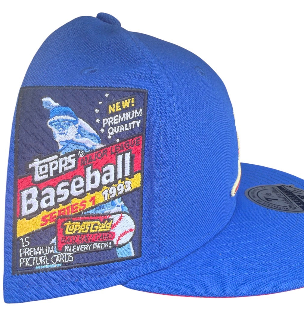 Tampa Bay Rays Mitchell & Ness x Topps Fitted Hat