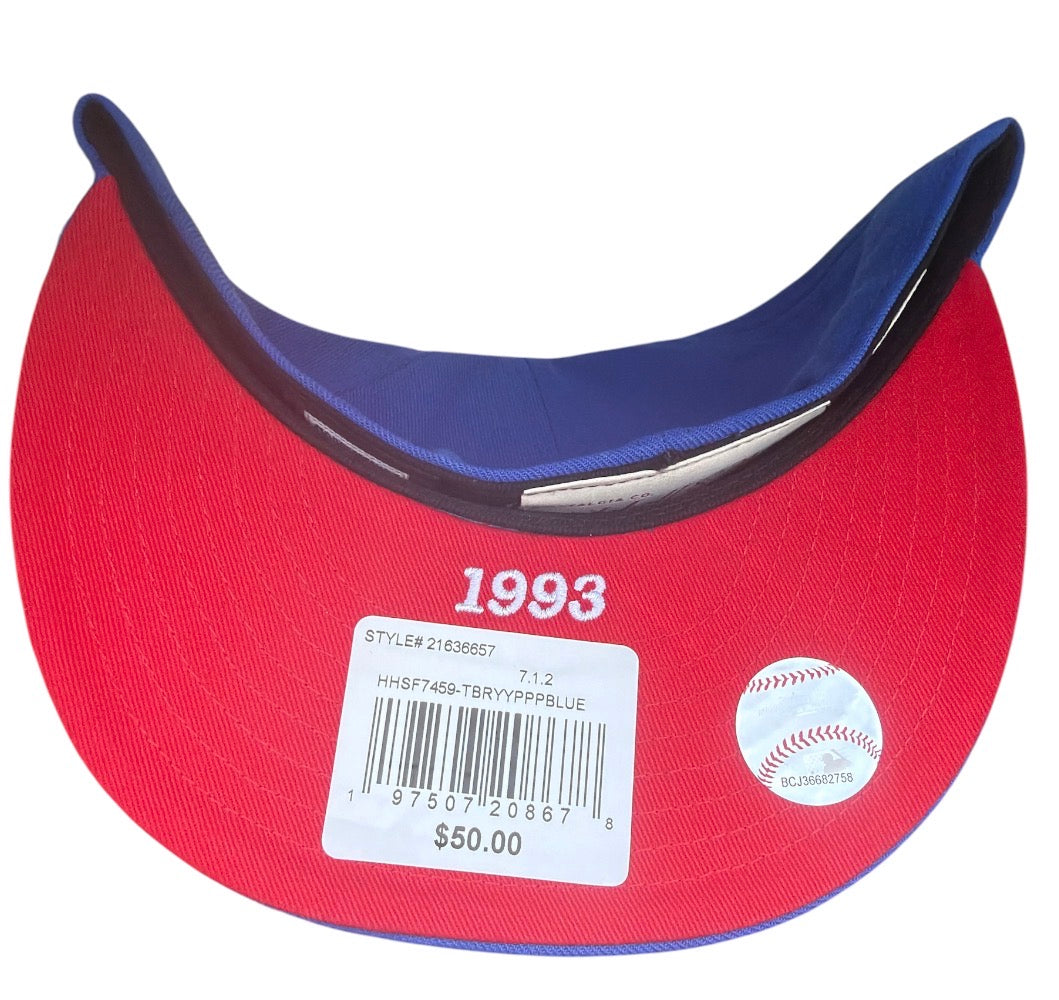 Tampa Bay Rays Mitchell & Ness x Topps Fitted Hat