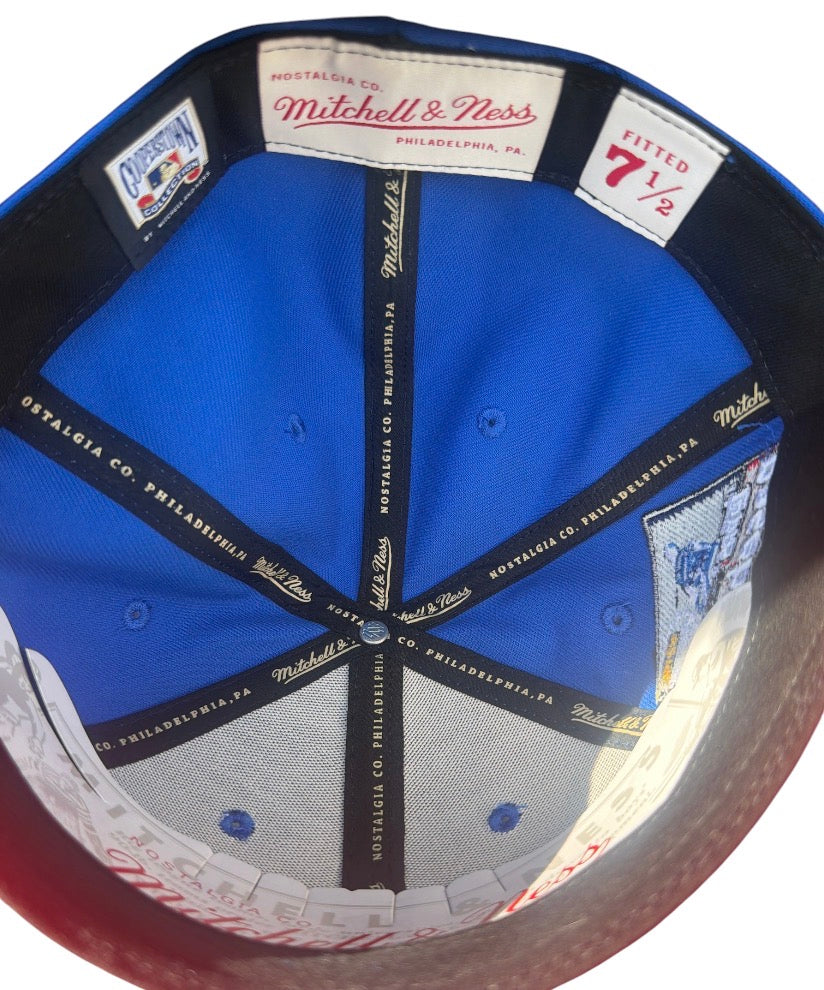 Tampa Bay Rays Mitchell & Ness x Topps Fitted Hat