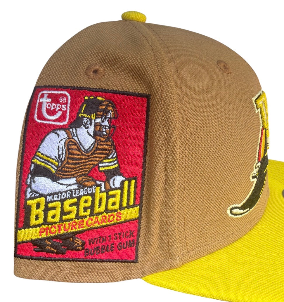 Tampa Bay Rays Mitchell & Ness x Topps Baseball Fitted Hat 1978