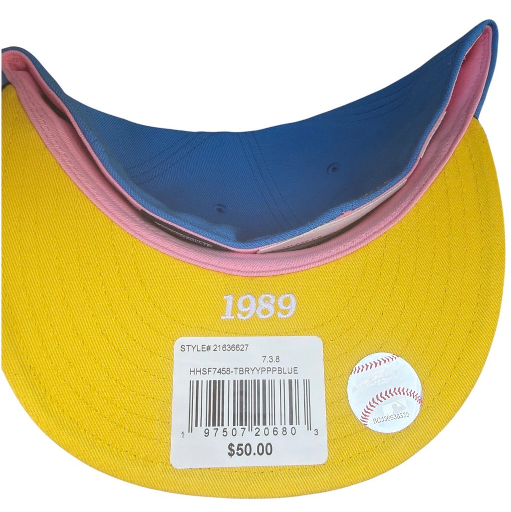 Tampa Bay Rays Mitchell & Ness x Topps Fitted Hat 1989