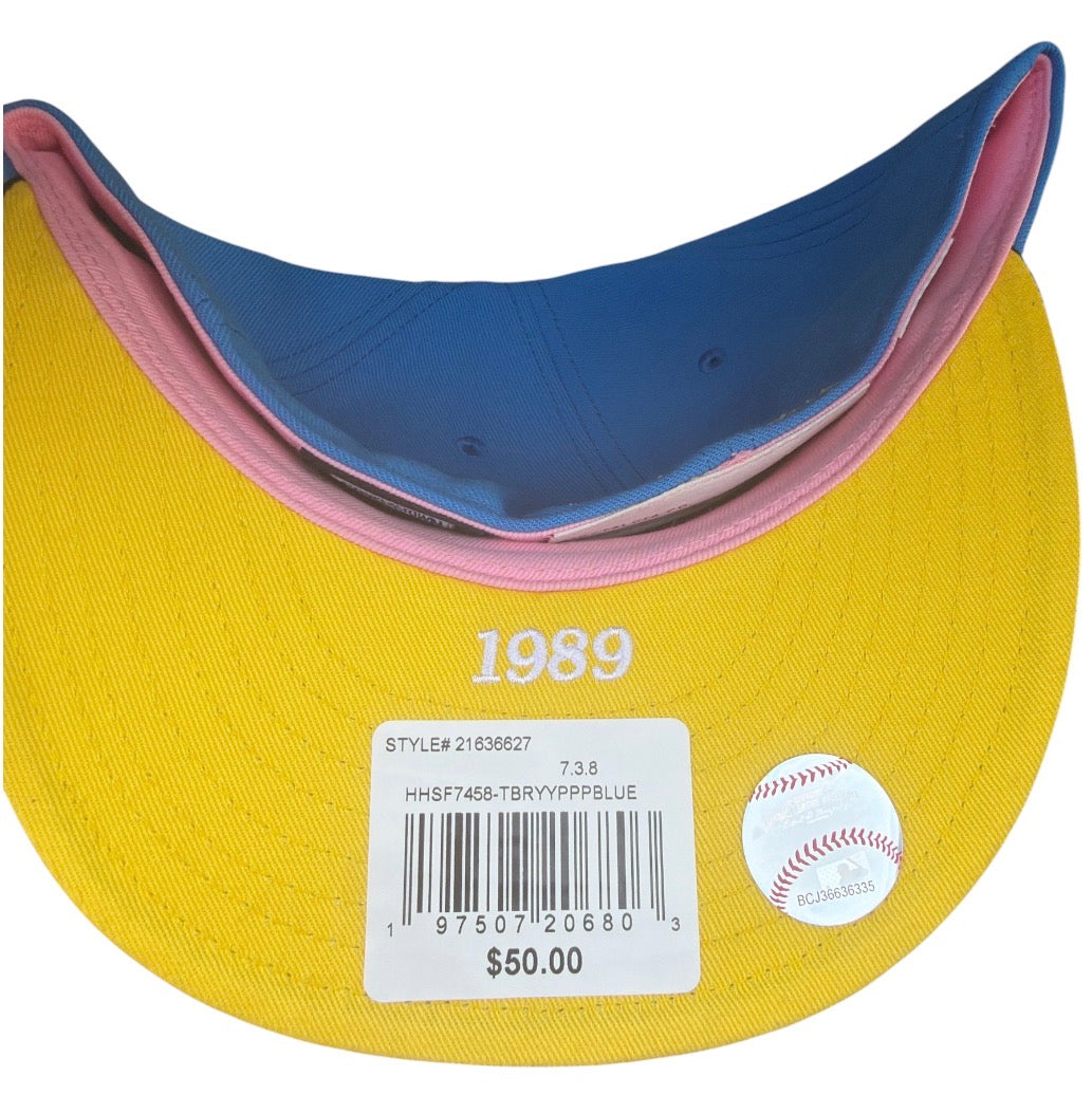 Tampa Bay Rays Mitchell & Ness x Topps Fitted Hat 1989