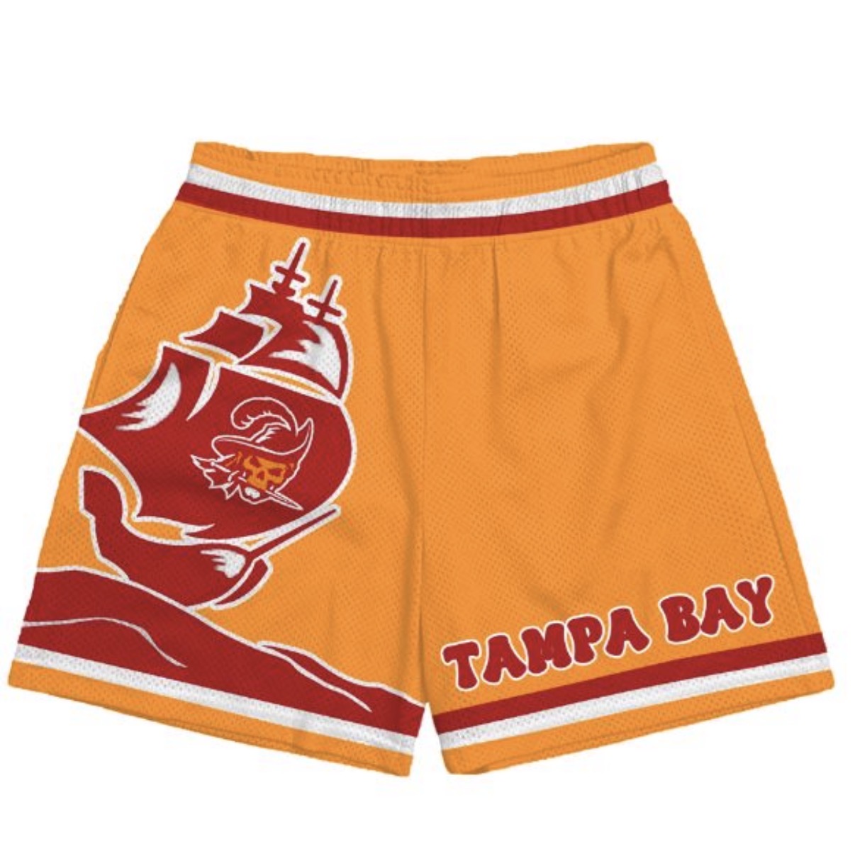 Tampa Bay Creamsicle Game Day Gear Retro Styled Mens Mesh Shorts