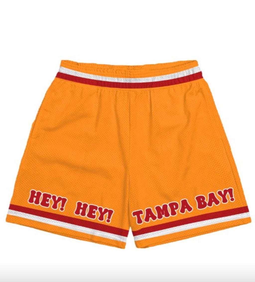 Tampa Bay Creamsicle Game Day Gear Retro Styled Mens Mesh Shorts