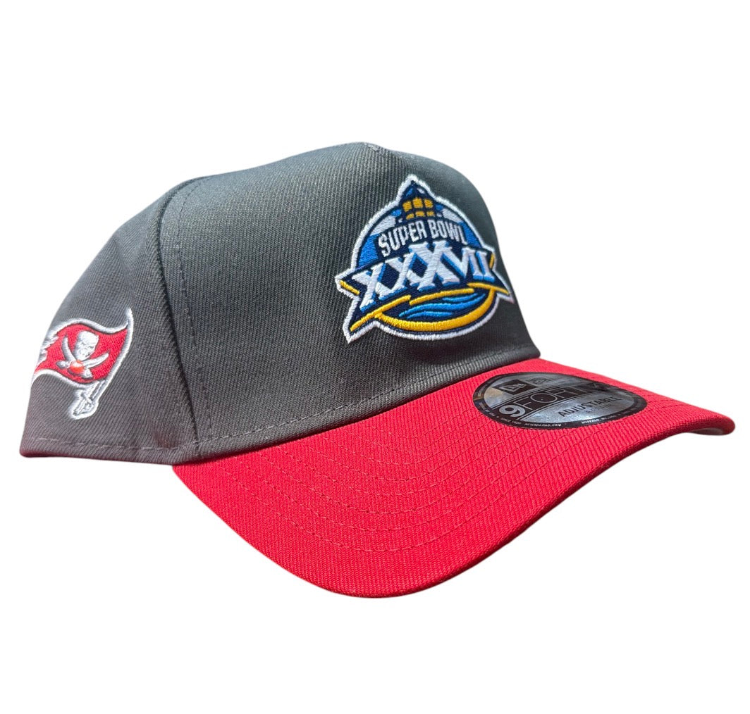 Tampa Bay Buccaneers New Era 9Forty A-Frame SBXXXVII  Snapback Hat