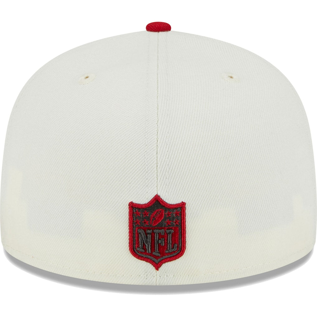 Tampa Bay Buccaneers 59Fifty 40 Seasons Cream Fitted Hat  7 1/2